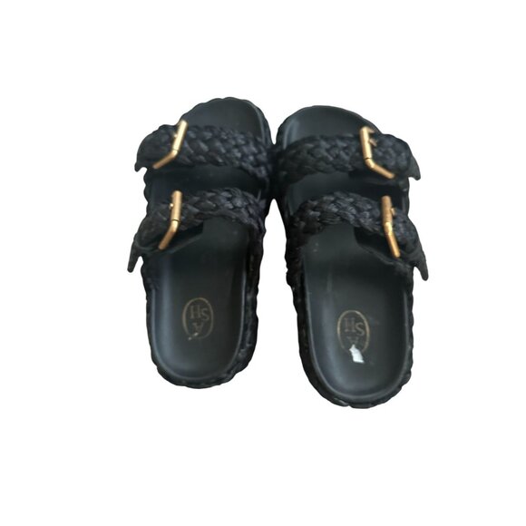 ASH Black Platform Braided Buckle Sandals Size 35 / US 5 - Picture 5 of 7